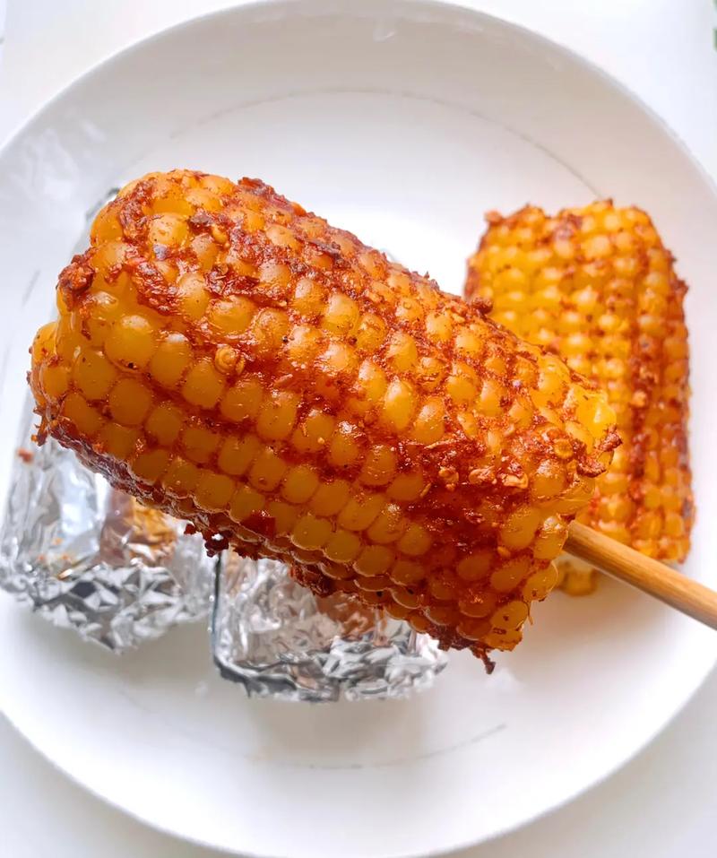 梅高梅空气炸锅烤玉米,用空气炸锅烤玉米的做法